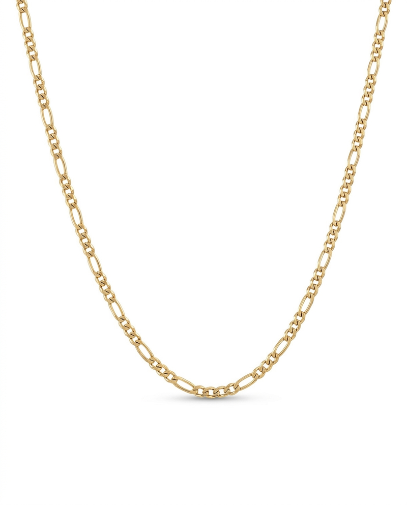 Cadena Cartier en acero inoxidable 316L con acabado Oro